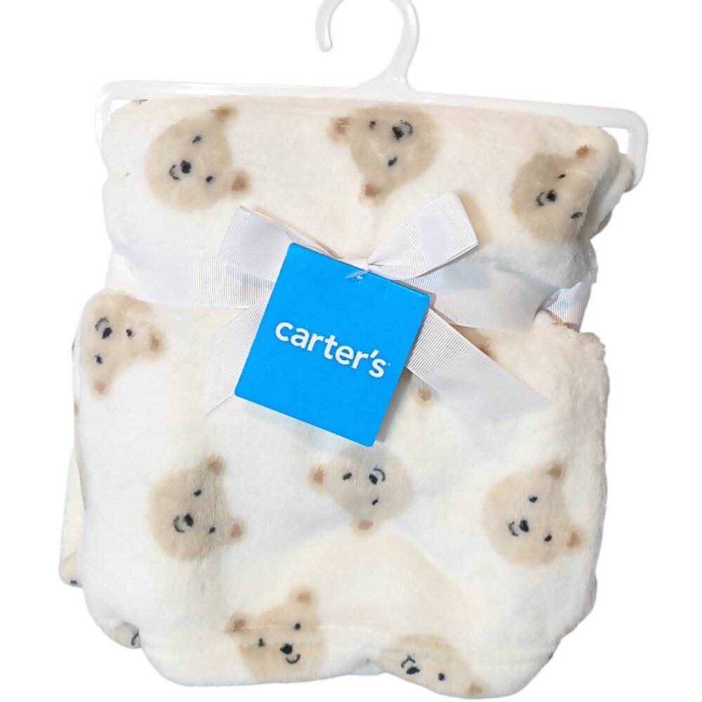 Carter's Nojo Bear Security Lovey Blanket 30" X 40" New